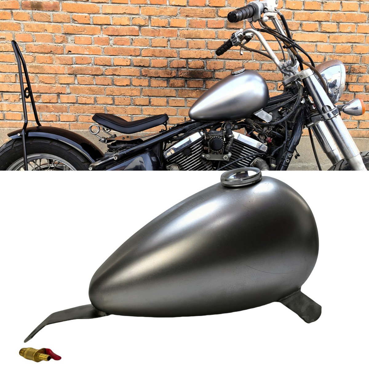 バルカン400 800 スポーツスタータンク　8L 8L Motorcycle Petrol Gas Fuel Tank For KAWASAKI VULCAN400 800 1995
