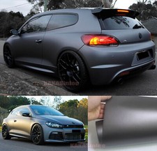 Full Roll Flexible Suv Car Wrap Satin Matte Chrome Steel Vinyl Sticker Grey Us Full Roll Flexible Suv Car Wrap Satin Matte Chrome Steel Vinyl Sticker Grey Us