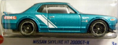 スカイラインHT2000GT　新品 Amazon.com: Hot Wheels J-Imports Nissan Skyline HT 2000GT-X, Die
