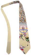 292) VICKY DAVIS MEN'S TIE 100% SILK MADE IN USA