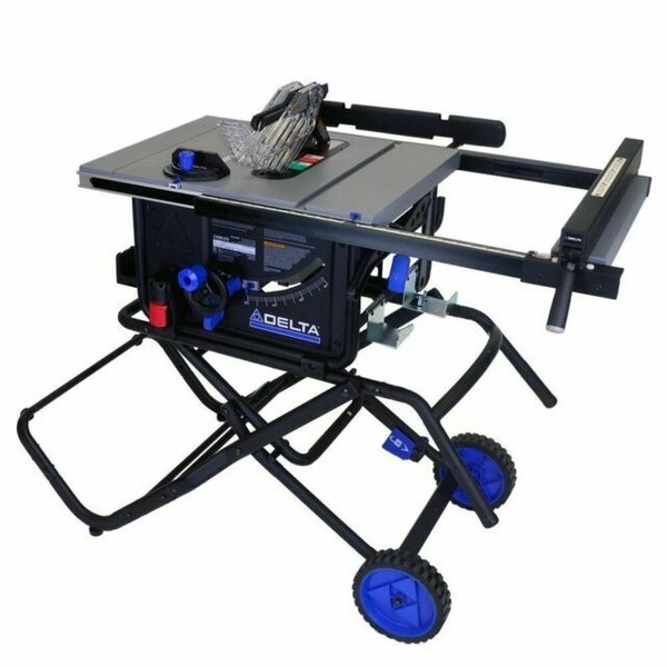 Delta 10 In. 15 Amp Portable Table Saw 