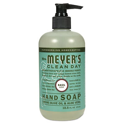 Mrs. Meyer s Clean Day Liquid Hand Soap Basil 12.5 Oz 6 carton