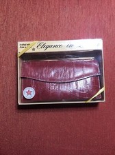 Awesome vintage  Elegance In Leather Wallet Hand Purse USA Awesome