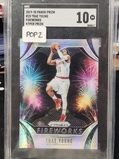 2019 Prizm Trae Young Fireworks Hyper Prizm Mint 10