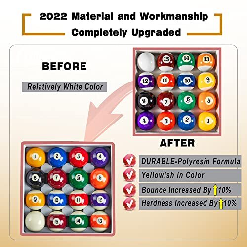 Billmart Billiard Balls Set 16 Pool Table Balls Deluxe eBay