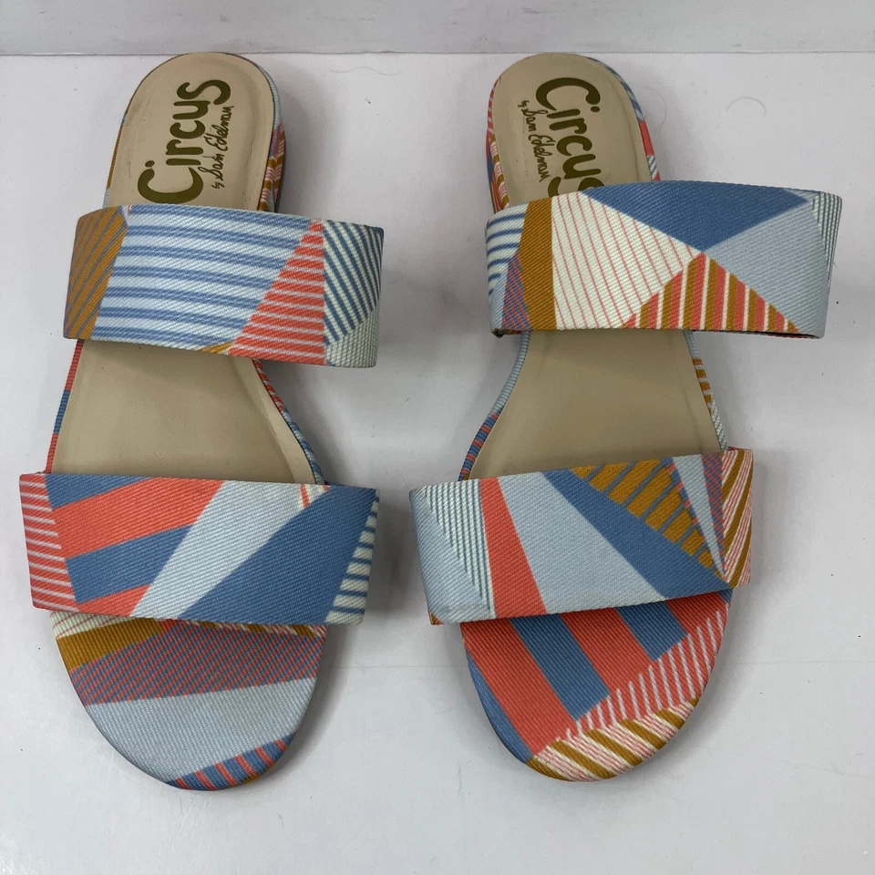 Sandalias Circus by Sam Edelman para mujer 8,5 Delaney melocotón multi diapositivas Foto 2 de 4