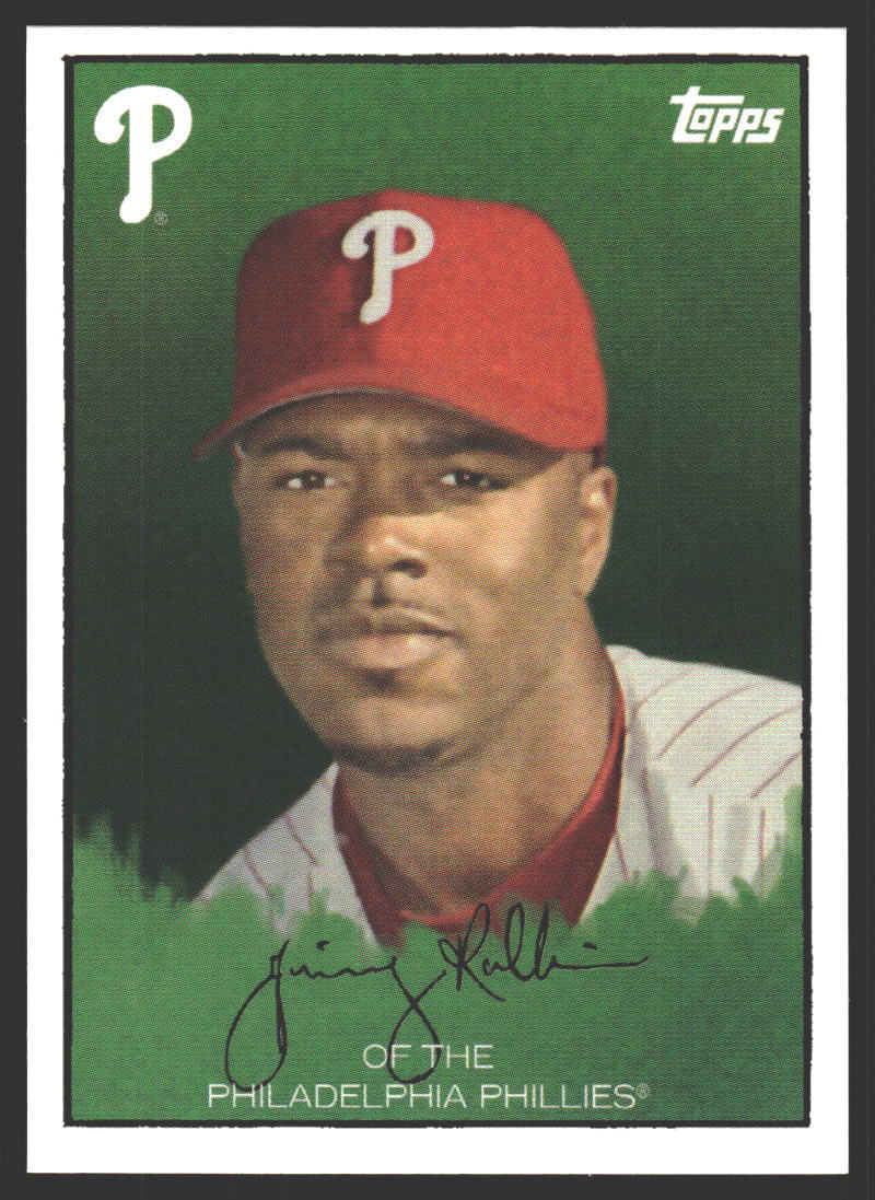 Jimmy Rollins #TCH29 2008 Topps Trading Card History Philadelphia Phillies