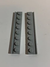 Lego Parts 4510 (2pcs) Plate w/Grooved Door Rail, 1x8 Choose Color