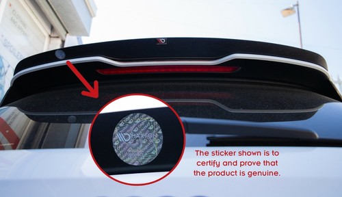 Spoiler Wing Extension V2 Maxton Design Gloss Black For Ford Focus 3 Rs - Picture 10 of 10