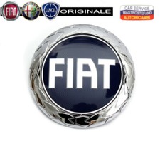 LOGO STEMMA FREGIO POSTERIORE BLU "FIAT" 03> 85 mm ORIGINALE 735366069
