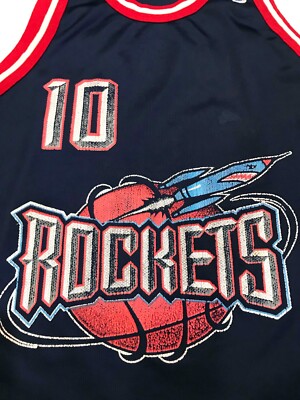 Vintage Champion NBA Houston Rockets CASSELL #10 Jersey Sz