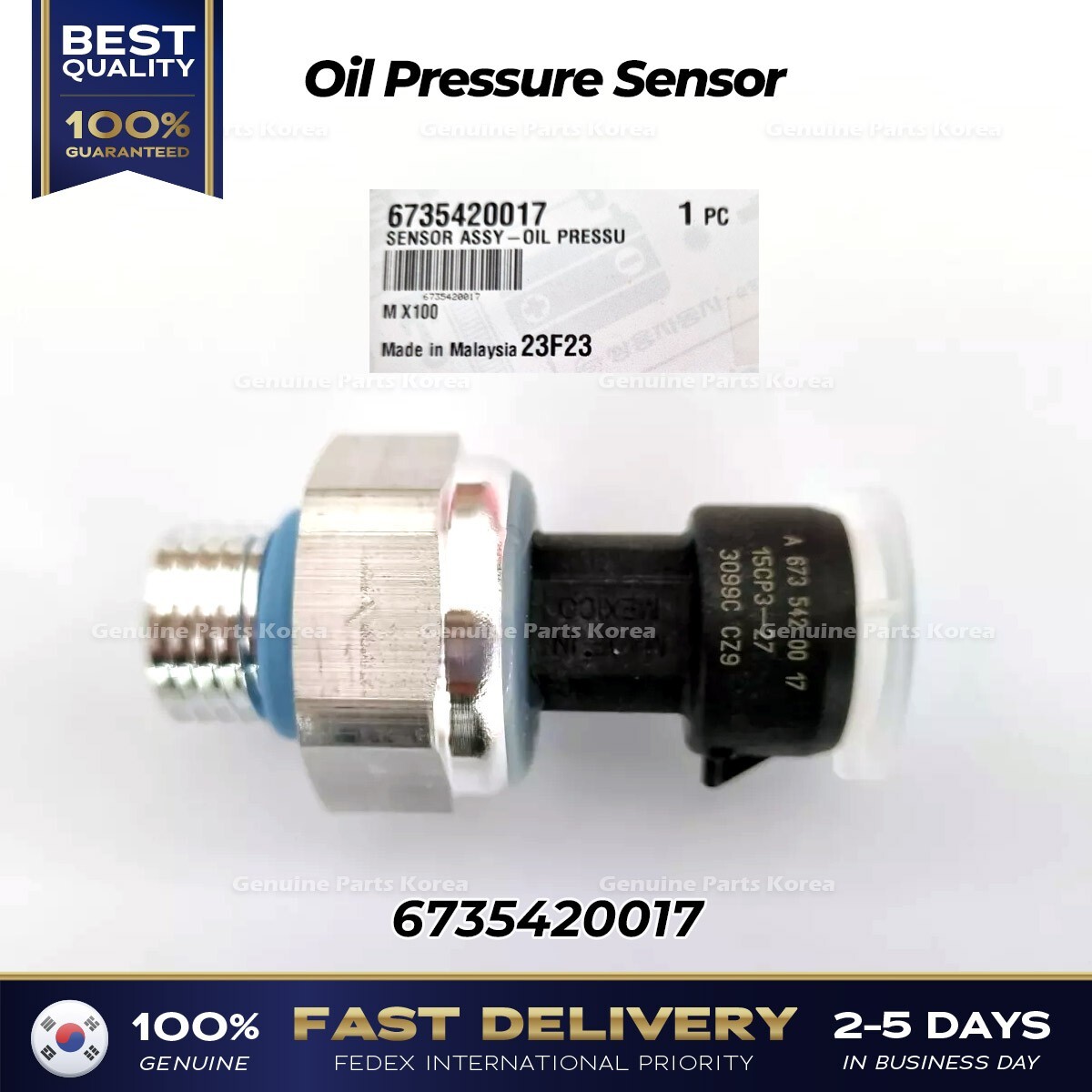 ⭐Genuine⭐ Oil Pressure Sensor 6735420017 for Ssangyong Tivoli
