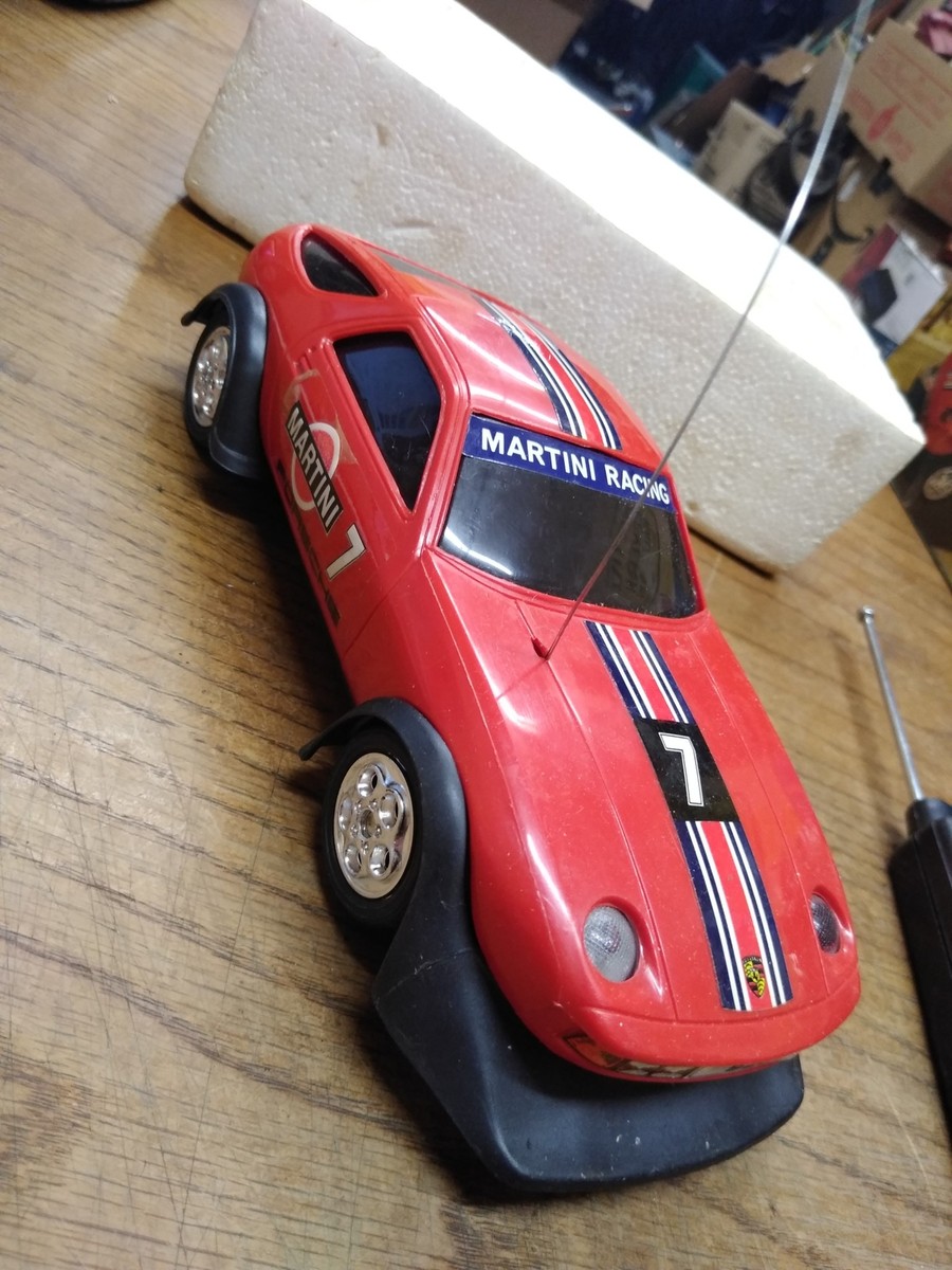 Vtg Tandy Radio Shack Radio Controlled Porche 928 Red Sports