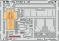 MW22 Eduard 36480 Stug Iii Ausf. G 1/35 Pe Set For Miniart