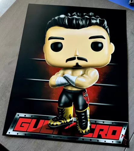 Eddie Guerrero  WWE Wrestling funko Style print
