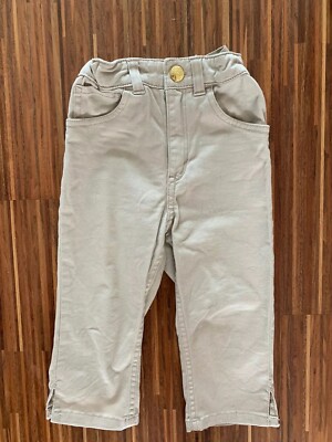 H&M Jeans Caprihose Mädchen Gr. 110 Beige