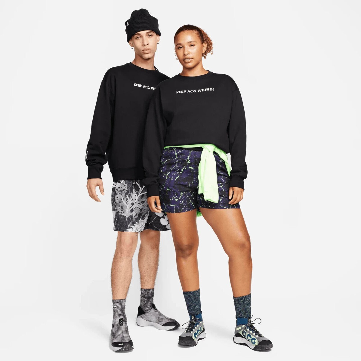 Nike ACG Therma Fit Crew Sweatshirt “Keep ACG Weird” Sz