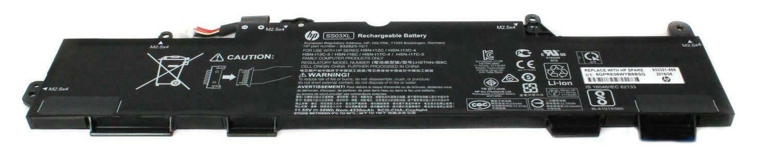 HP 933321-855 933321-852 BATTERIA SS03XL HP ELITEBOOK 840 G5/G6  ORIGINALE NUOVA