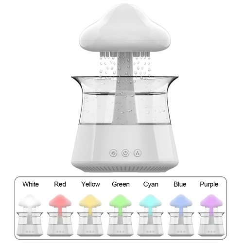 Rain Cloud Humidifier Water Drip Diffuser Aromatherapy Humidifier w/ 7 Colors US - Bild 2 von 44