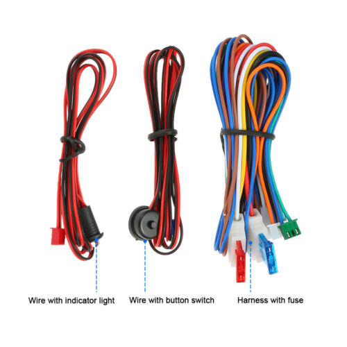 Car Alarm Remote Start Keyless Vehicle Security System 2 Remote Controller R2I1 - Picture 5 of 11
