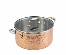 Bergner Infinity Chefs 24cm Casserole Pot Copper 5.4L Tri-ply BGIC-3665