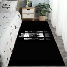 The Beatles Hallway Runner Rugs Bedside Carpet Washable 2X6 FT Rubber Backing