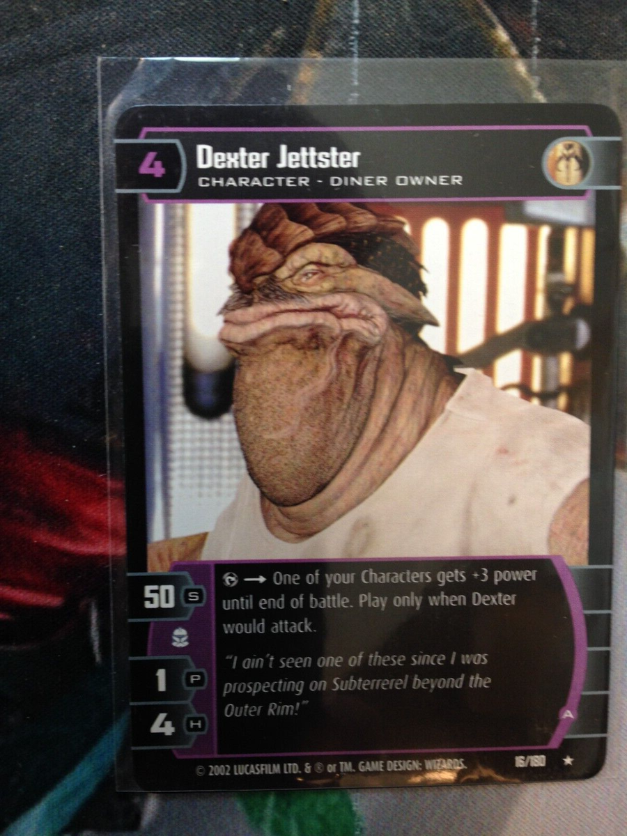 Hasbro Star Wars Dexter Jettster未開封 Star Wars Saga #16 Dexter Jettster Near Complete Loose