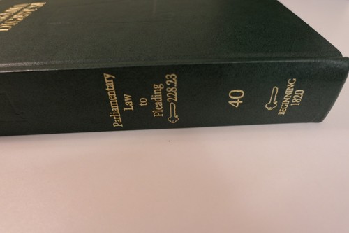 West's Alabama Digest 2d Parliamentary Law to Pleading 228.23 Volume 40 - Picture 2 of 5