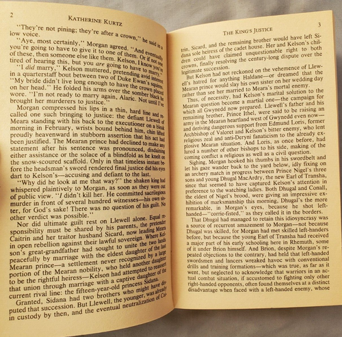 Histories of King Kelson #2: The King's Justice by Katherine Kurtz - Paperback - Imagen 7 de 8