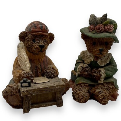 Kuddles Korner Home Interiors ''Love Letters'' Figurine Resin Bears 1999