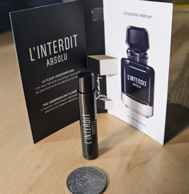Brand New!Givenchy L'interdit Absolu Eau De Parfum Intense Vial Spray #RA-43