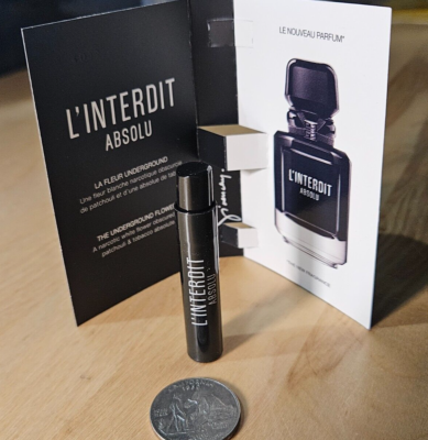 Brand New!Givenchy L'interdit Absolu Eau De Parfum Intense Vial