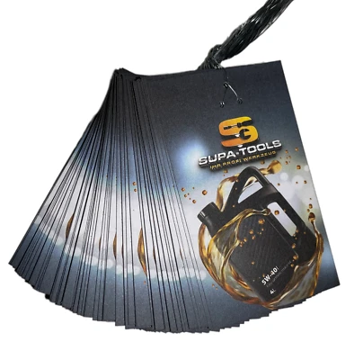 SUPA-TOOLS 30x Ölwechselanhänger Etikett Ölzettel Serviceanhänger für Inspektion