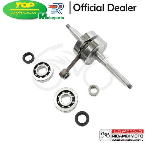 ALBERO MOTORE TOP TPR SP.12 CORSA 39.3 SPALLE PIENE BIELLA 80 PIAGGIO GILERA 50 - Picture 1 of 3