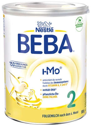 NESTLE Nestlé BEBA 2 800g Folgemilch nach dem 6. Monat für Ihr Baby, Babynahrung