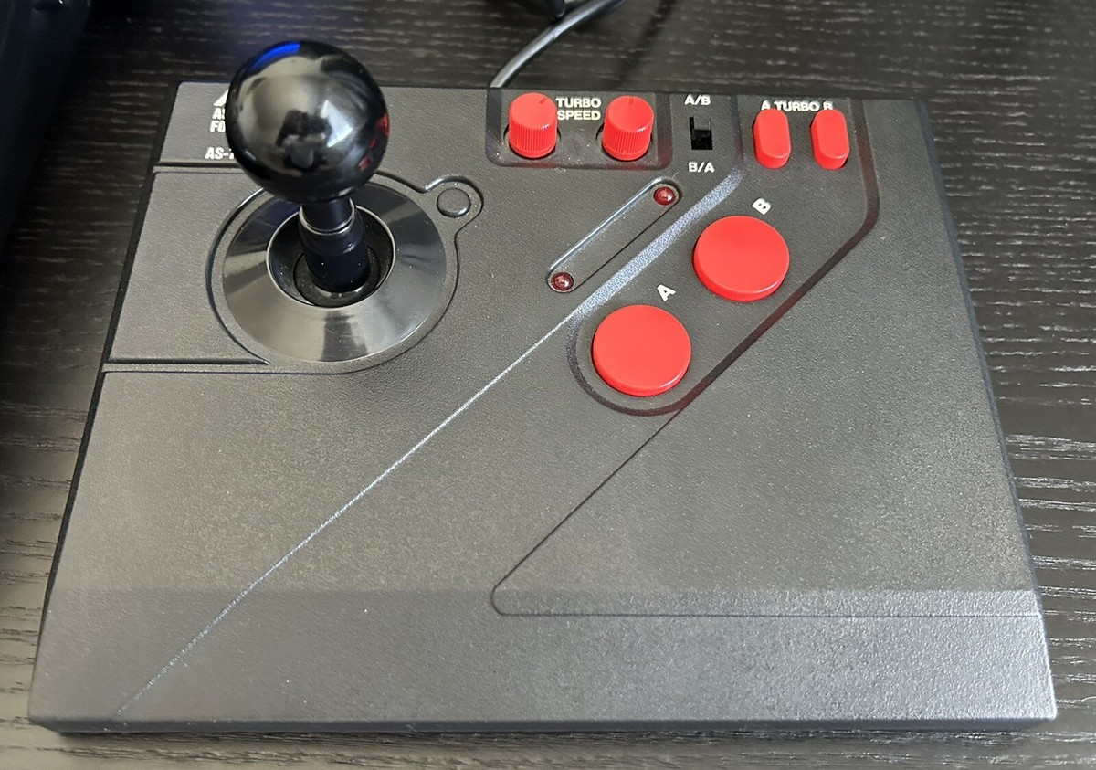 ASCII STICK TURBO Controller For MSX MSX2 MSX2+ X68000 - Tested