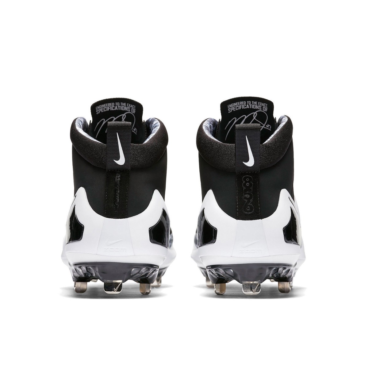 New Nike Force Zoom Trout 4 Mid Metal Mens Baseball Cleats