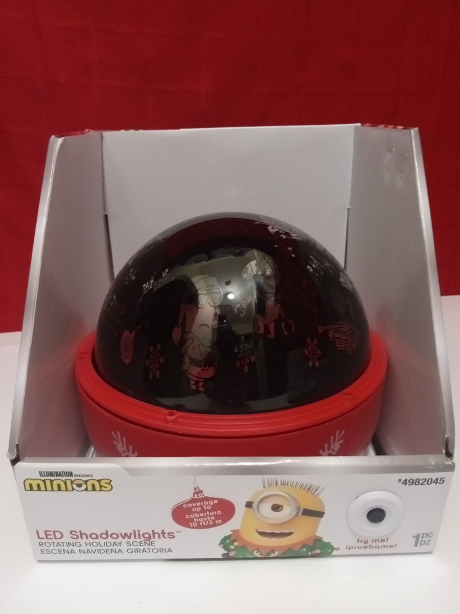 Gemmy Minions Elves LED Shadowlights VIDEO Color Changing
