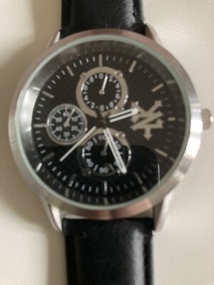 Zoo York Herren, 44mm Schwarz, Leder Uhr, 54078 Atknr: 1560352871181