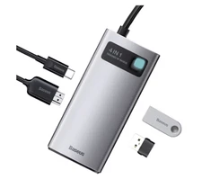 Baseus 4-in-1 USB C HUB - 4K HDMI, PD Fast Charging, USB 3.0 & 2.0 Ports