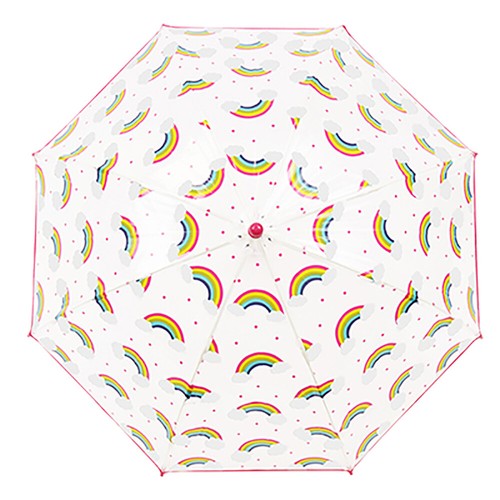Kids Transparent Rainbow, Animal, Unicorn School Umbrella, Rain - Boys and Girls - Picture 10 of 73