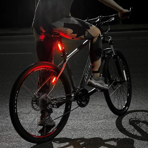 Bike Tail Light USB Rechargeable - Super Bright LED Rear Bicycle Red - Picture 6 of 7