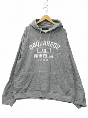 Dsquared2 Hercalina Fit Gray Sweatshirt Parka S74GU0620 S25463