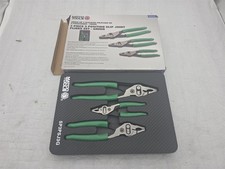 Matco Tools Sp3psj3g 3-piece 3 Position Slip Joint Pliers Set Green New In Box