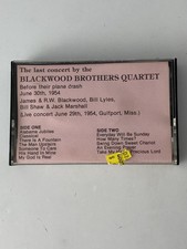 Blackwood Brothers Quartet The Last Concert Cassette NQD Southern Gospel Blackwood Brothers Quartet The Last Concert Cassette NQD Southern Gospel
