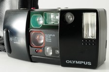 N-MINT/Tested Olympus AF-1 TWIN Quartz Date Black 35mm Film Camera from JAPAN