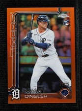 2025 Topps Chrome Orange Refractor 21/25 Dillon Dingler #274 16wc