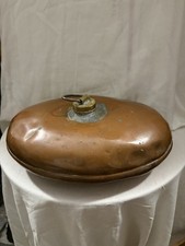 Vintage Oval Copper Hot Water Bed Foot Warmer Unbranded SKU SDR1