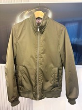 Men’s Ted Baker Bomber Jacket Size 2 UK Small Khaki 