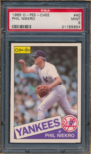 1985 Phil Niekro #40